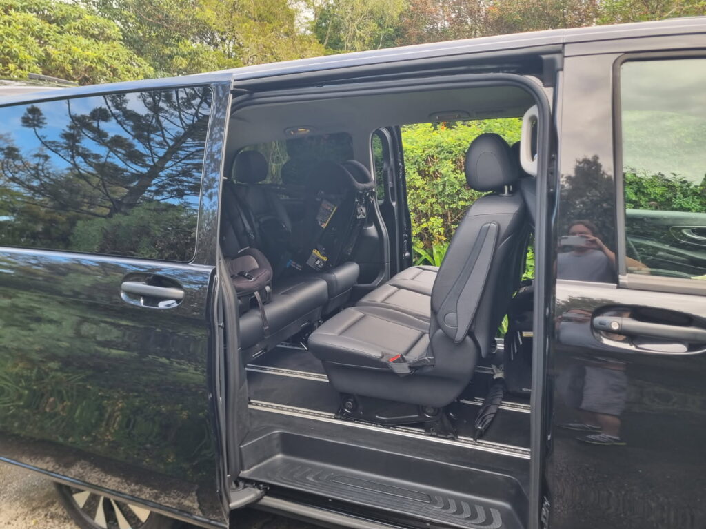 inside a sydney baby taxi van